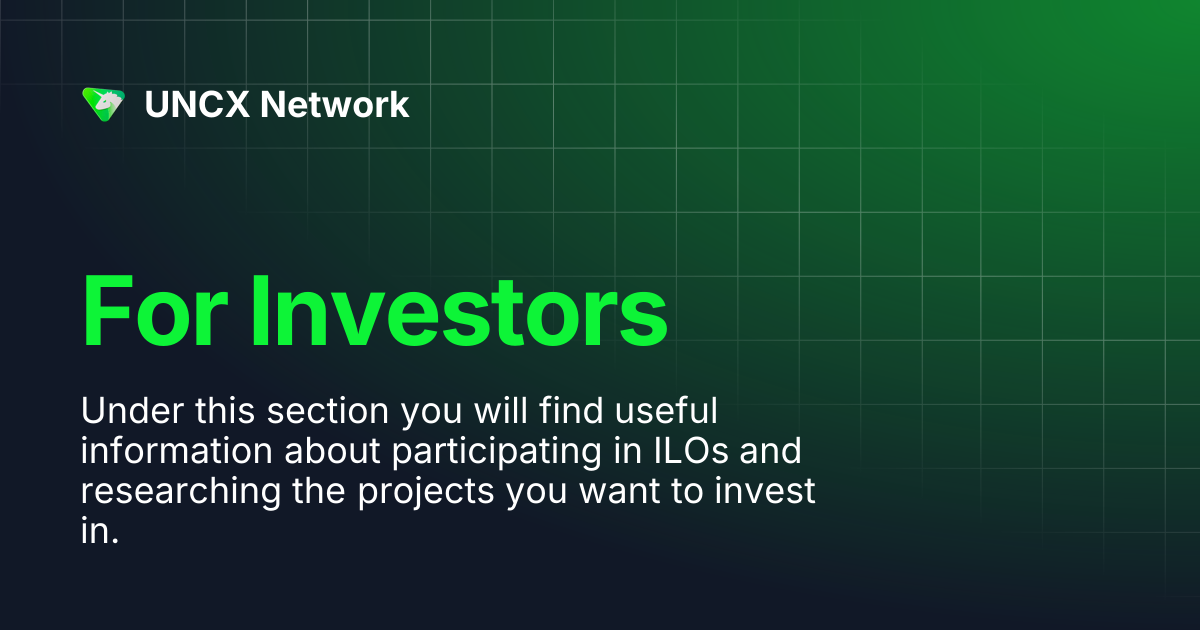 For Investors | UNCX Network