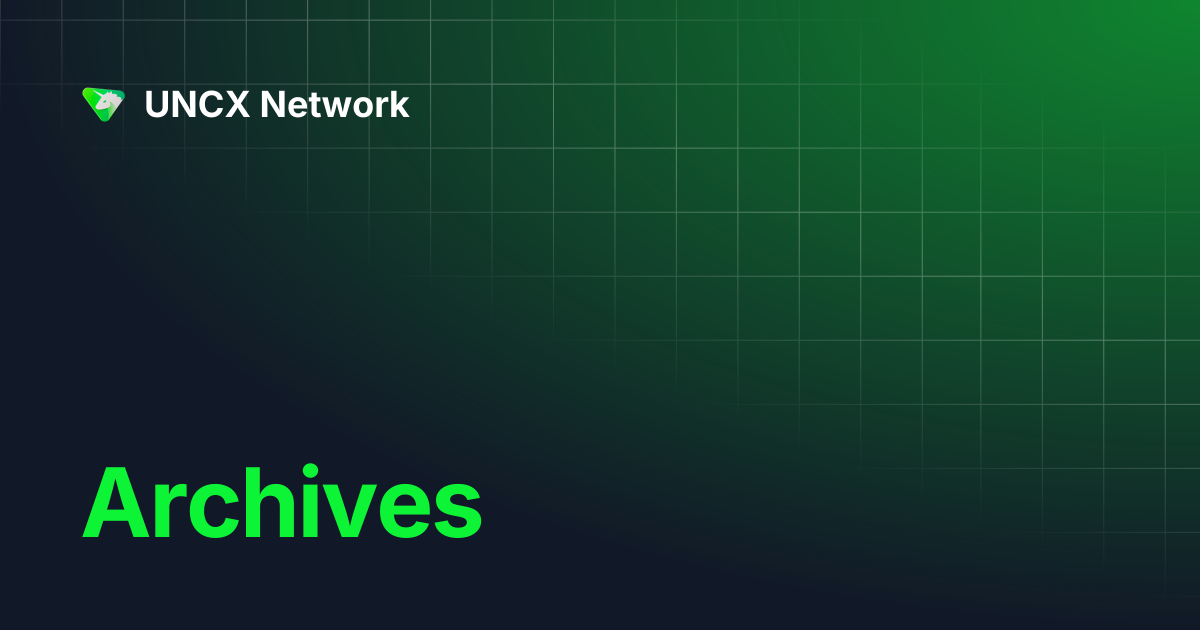 Archives | UNCX Network
